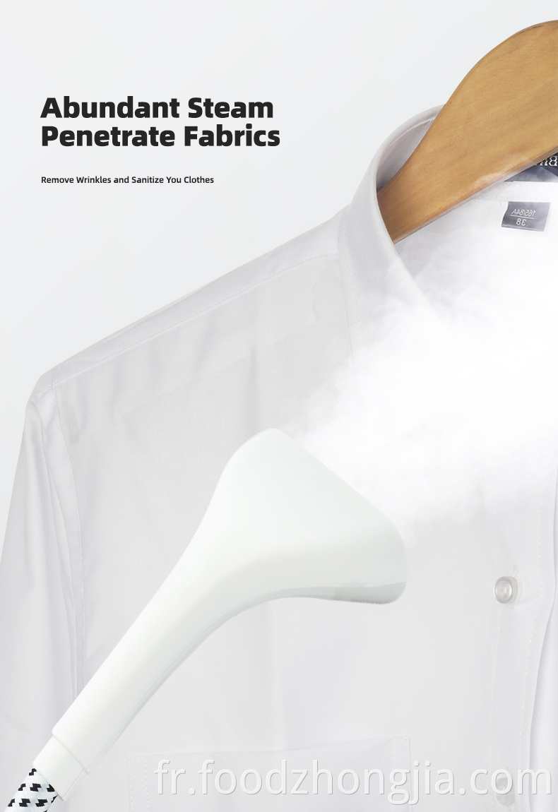 Mini Travel Fabric à vapeur Ironon Iron Remover pour vêtements portables portables à la blanchisse